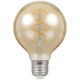 6621 - LED G80 Spiral Filament Antique 6W Dimmable 2200K ES