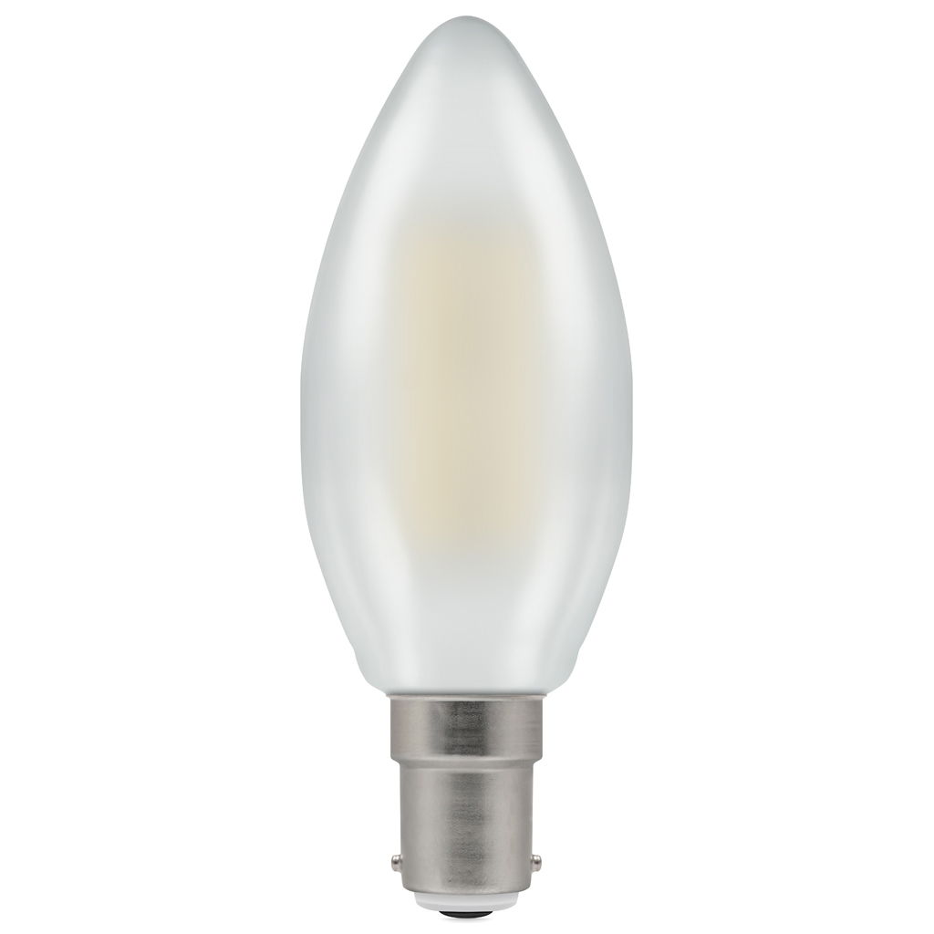 15777 - LED Candle Filament Pearl • 4.2W • 2700K • SBC-B15d