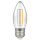 LED Filament Candle Clear Dimmable 6.5W 4000K ES-E27