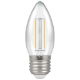 15425 - LED Candle Filament Clear • Dimmable • 2.5W • 4000K • ES-E27