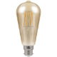 4245 - LED ST64 Filament Antique 7.5W Dimmable 2200K BC-B22d