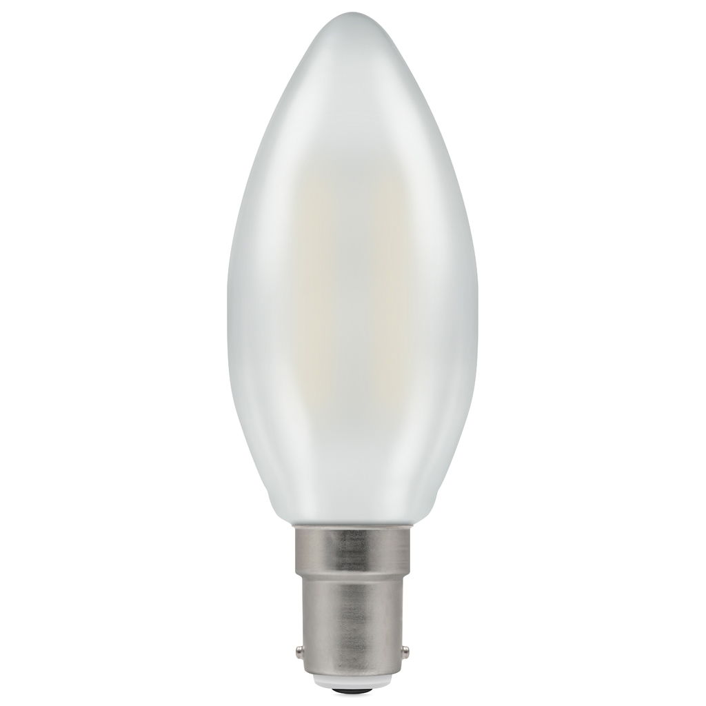 15760 - LED Candle Filament Pearl • 2.2W • 2700K • SBC-B15d