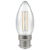 15357 - LED Candle Filament Clear • Dimmable • 2.5W • 2700K • BC-B22d