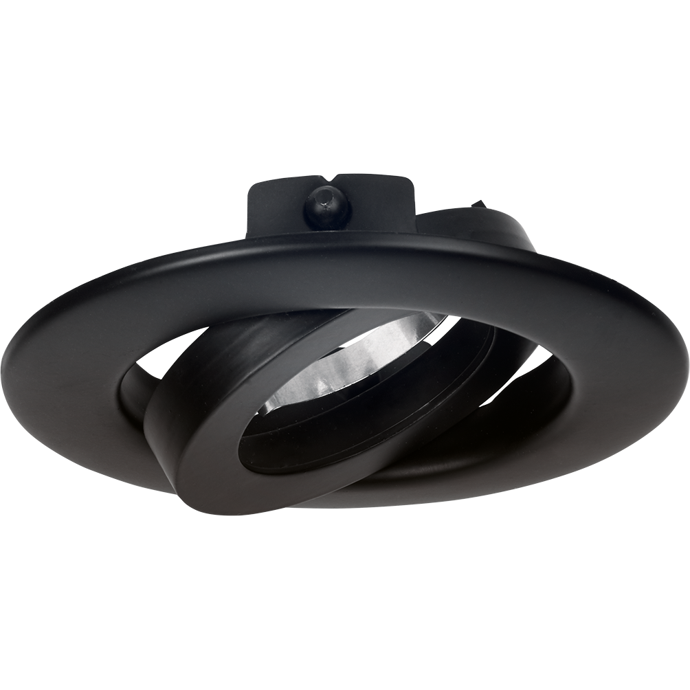 Firesafe IP20 Bezel for Adjustable Fire Rated Downlight - Black