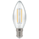 LED Candle Filament Clear • 4000K • SBC-B15