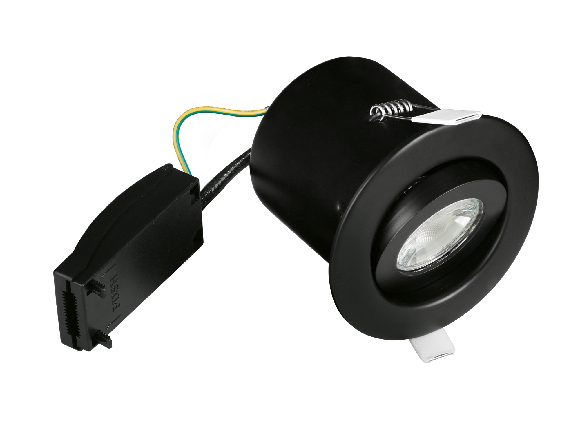 Firesafe IP20 Bezel for Adjustable Fire Rated Downlight - Black