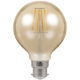 4269 - LED Globe G80 Filament Antique 5W Dimmable 2200K BC-B22d