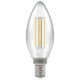 15555 - LED Candle Filament Clear • Dimmable • 5W • 4000K • BC-B22d