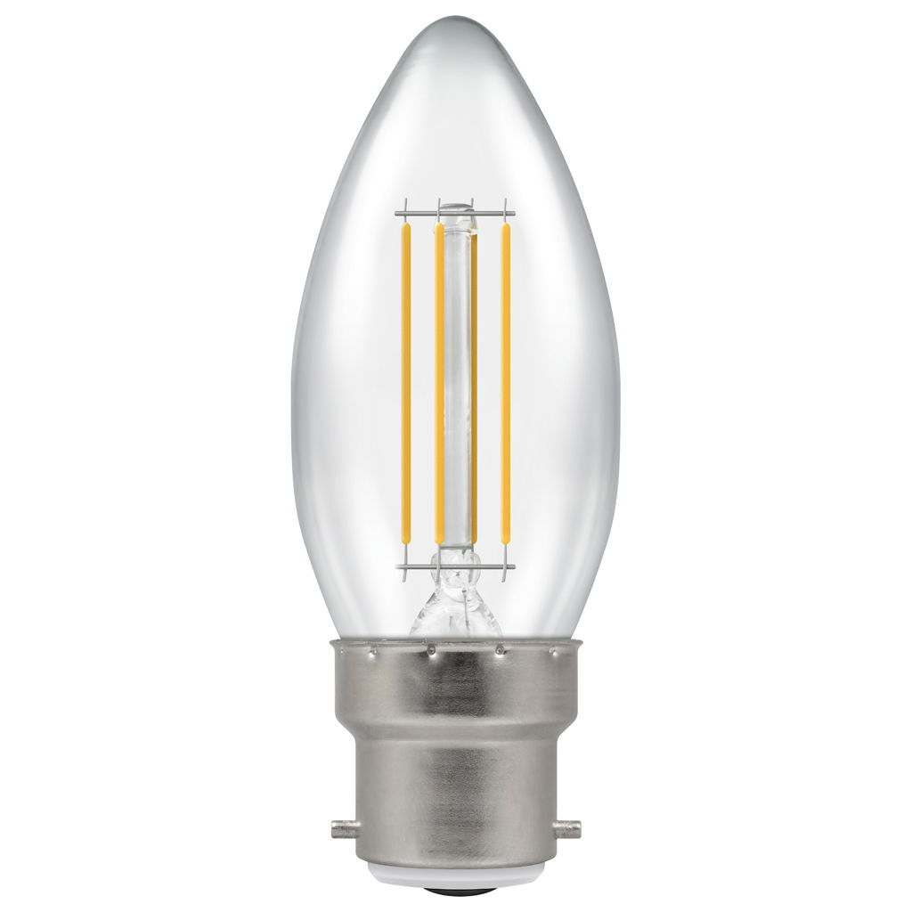 15678 - LED Candle Filament Clear • 4.2W • 2700K • BC-B22d