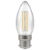 15678 - LED Candle Filament Clear • 4.2W • 2700K • BC-B22d