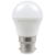 11496 - LED Round Thermal Plastic 5.5W 2700K BC-B22d