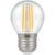 12806 - LED Round Filament Clear 6.5W 2700K ES-E27