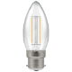 15432 - LED Candle Filament Clear • Dimmable • 2.5W • 4000K • BC-B22d