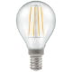 7246 - LED Round Filament Clear 5W Dimmable 2700K SES-E14