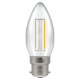 LED Candle Filament Clear • 4000K • BC-B22