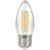 12776 - LED Candle Filament Clear 6.5W 2700K ES-E27