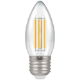 12776 - LED Candle Filament Clear 6.5W 2700K ES-E27