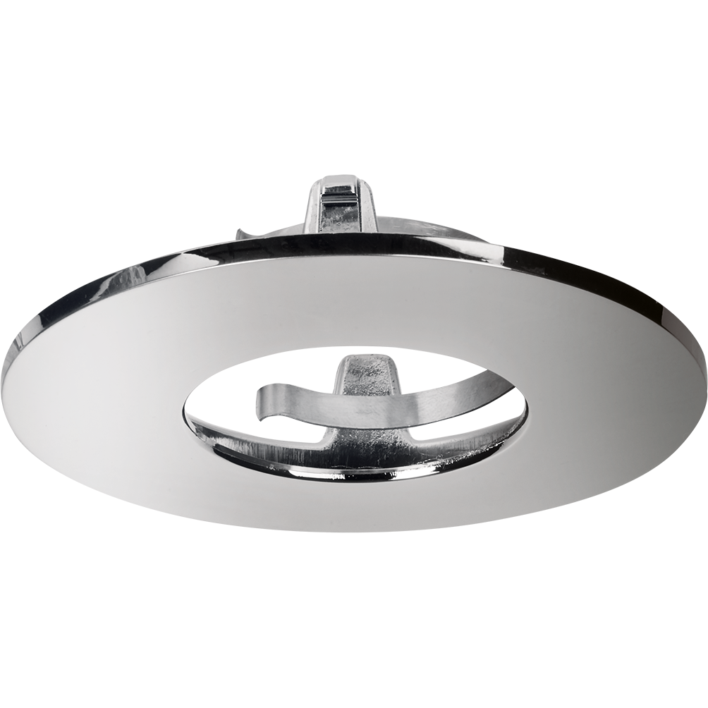 Firesafe IP65 Bezel for Fixed Fire Rated Downlight - Chrome