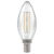 15609 - LED Candle Filament Clear • 2.2W • 2700K • SES-E14