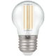 LED Filament Round 4W ES-E27 Clear Cool White