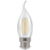 12134 - LED Bent Tip Candle Filament Clear 5W 2700K BC-B22d