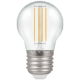 LED Filament Round 4W ES-E27 Clear Warm White