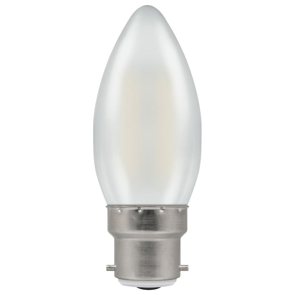 15470 - LED Candle Filament Pearl • Dimmable • 2.5W • 4000K • BC-B22d